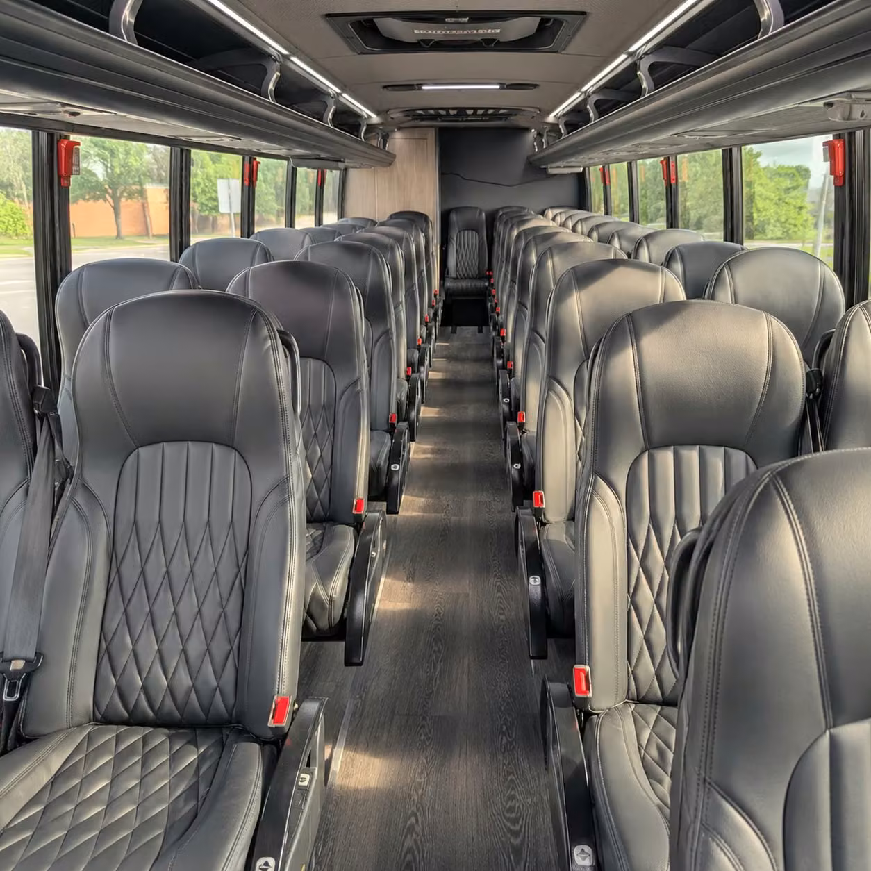 28 passenger minibus inside
