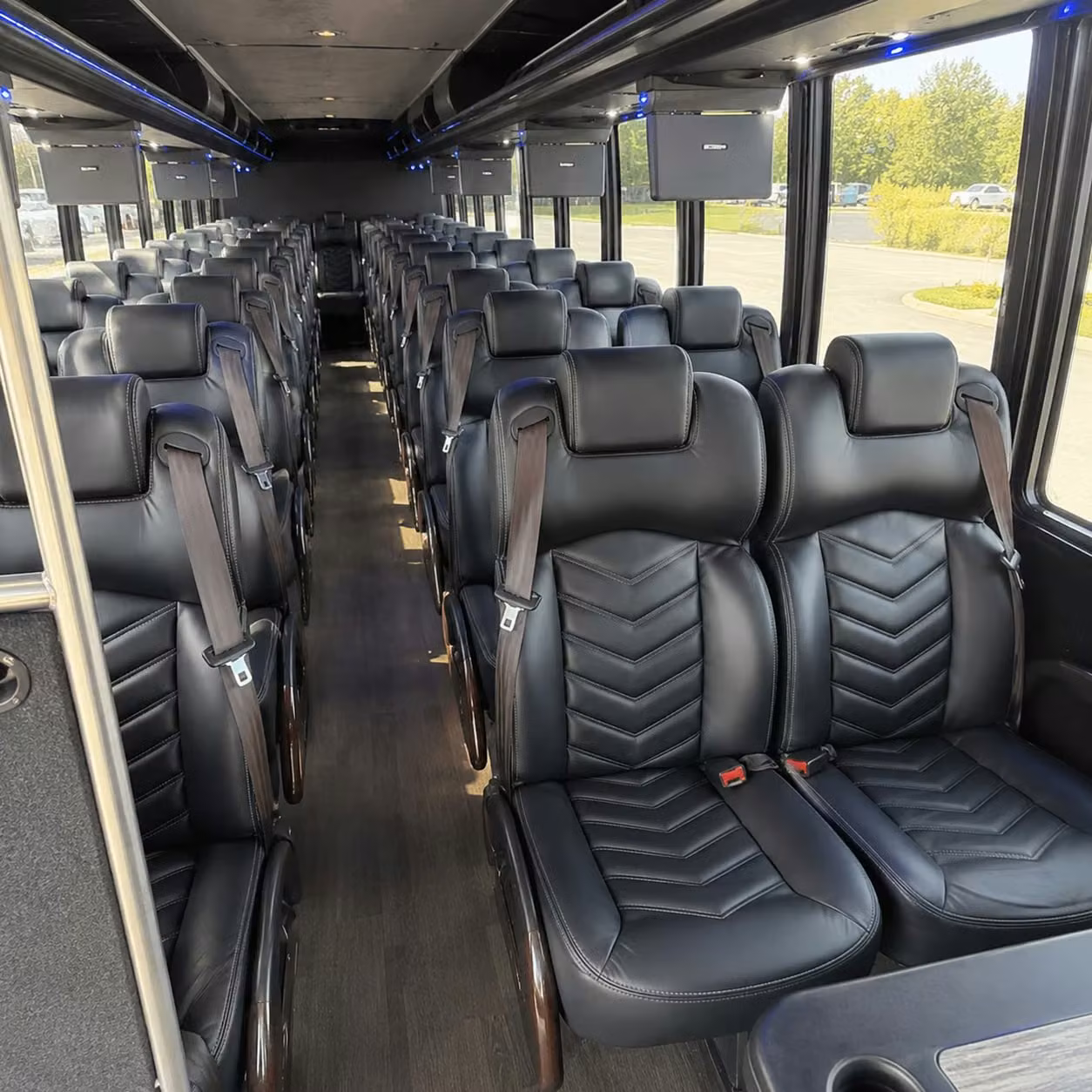 35 passenger minibus interior