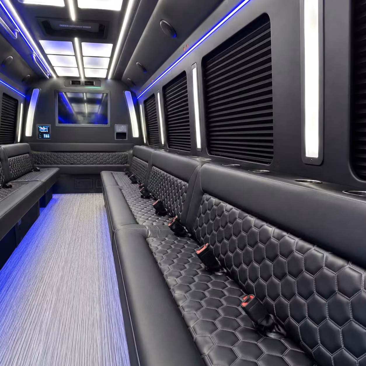 philadelphia prom party buses ride in style from dinner to the dance floor
