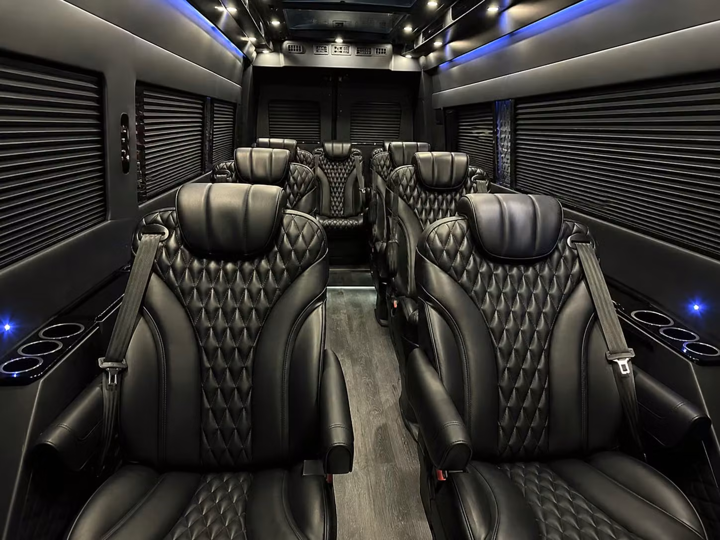 sprinter van with driver inside